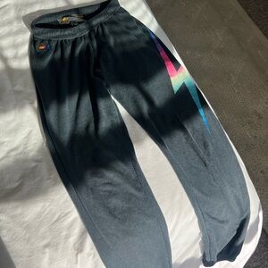 Aviator Nation XS Sweatpants with Lighting Strike